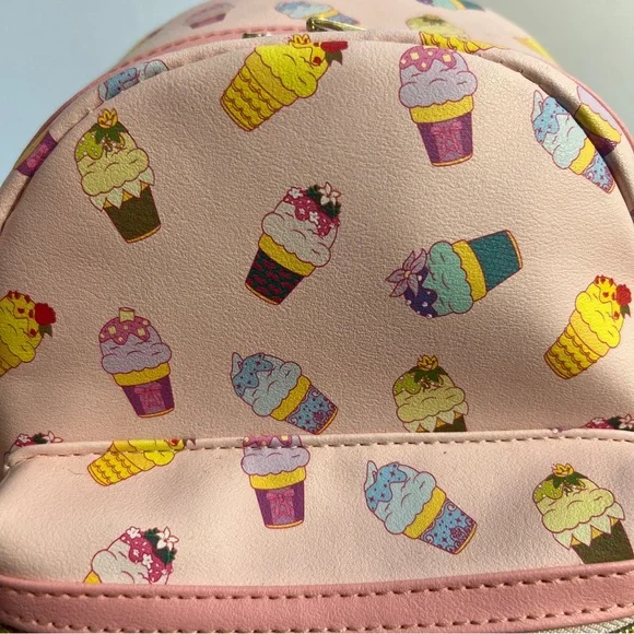Disney Loungefly Mini Backpack - Disney Princess Inspired Ice Cream Cone Print - Picture 3 of 7
